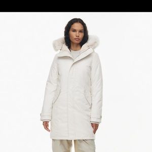 TNA The Summit Parka - Aritzia in Oak